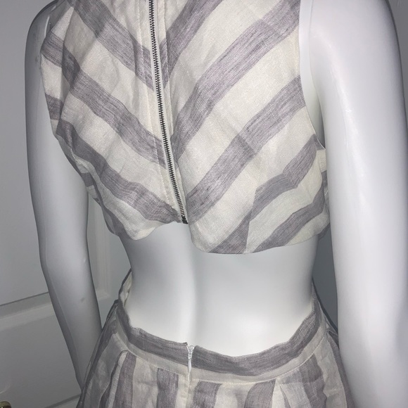 Striped High Low Linen Dress (see photos) - Picture 7 of 15